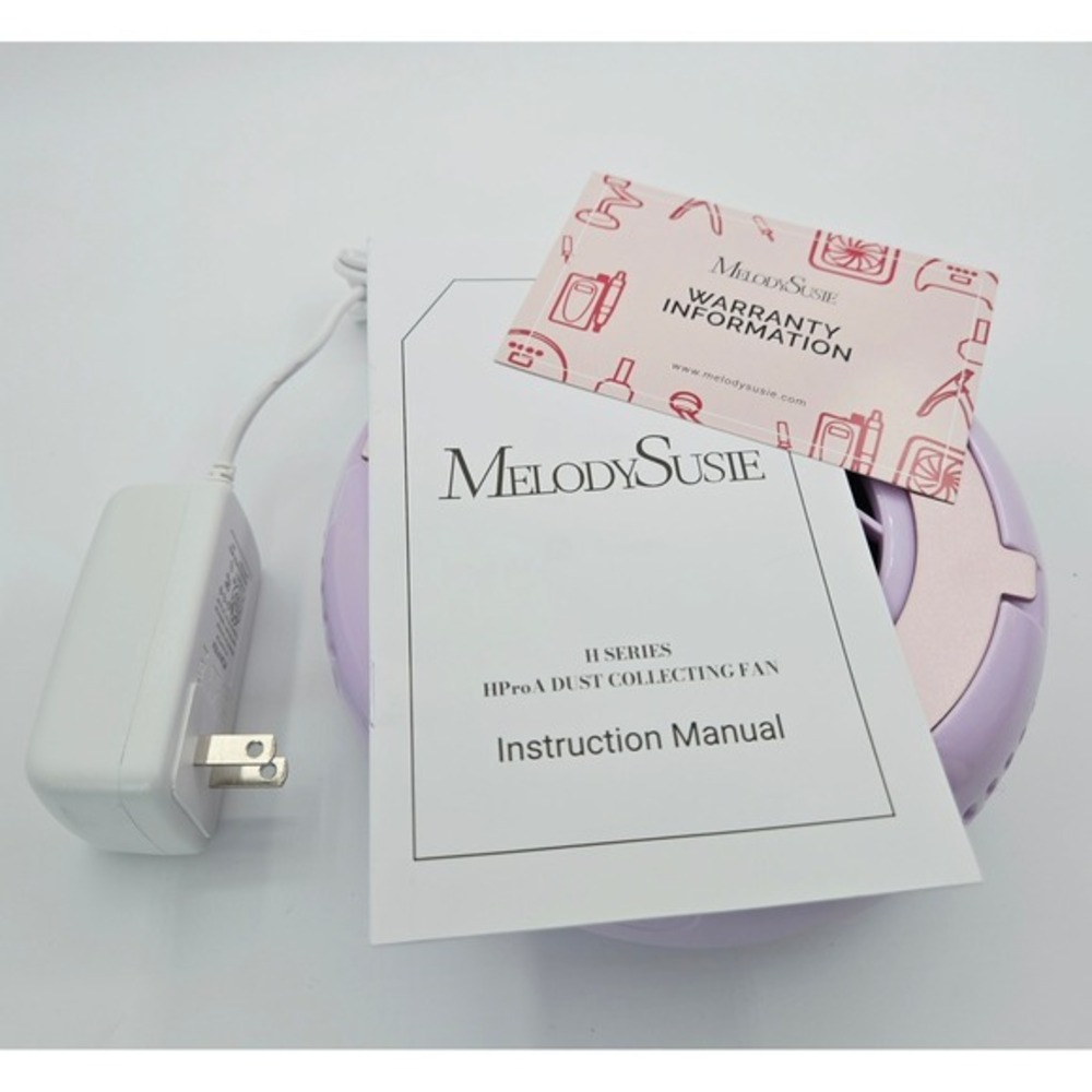 MelodySusie HProA Nail Dust Collector Fan Lavender 24W Professional H Series